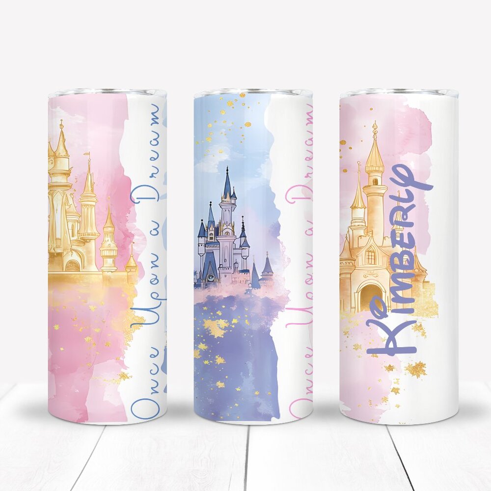 Magic Castle 20oz Tumbler, Personalized Gift, Girls Travel Mug